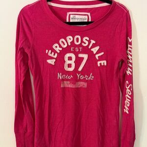 Vintage Aeropostale Pink Long Sleeve Tee
